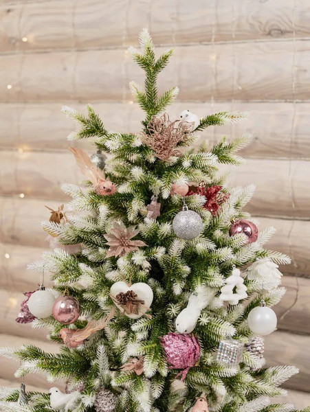 Изображение товара Ель искусственная National Tree Company Форест / ФОР/зл-бел-130 (130см)