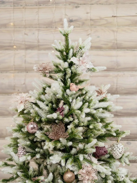 Изображение товара Ель искусственная National Tree Company Форест / ФОР/зл-бел-160 (160см)