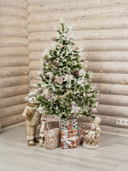 Изображение товара Ель искусственная National Tree Company Форест / ФОР/зл-бел-160 (160см)
