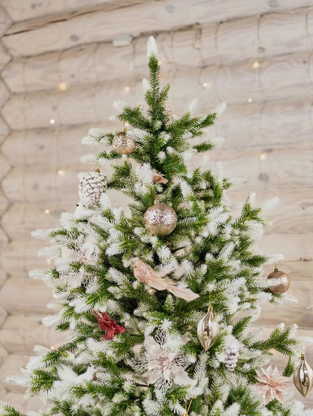 Изображение товара Ель искусственная National Tree Company Форест / ФОР/зл-бел-190 (190см)