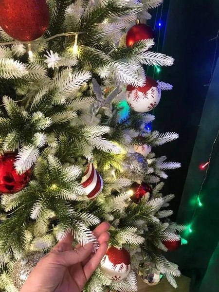 Изображение товара Ель искусственная National Tree Company Форест / ФОР/зл-бел-190 (190см)