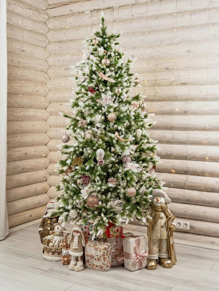 Изображение товара Ель искусственная National Tree Company Форест / ФОР/зл-бел-190 (190см)