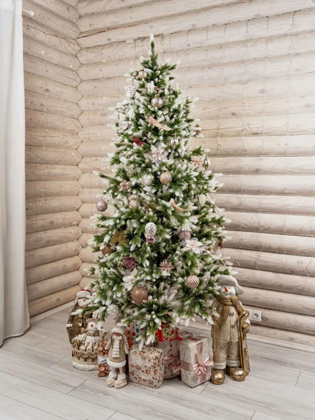 Изображение товара Ель искусственная National Tree Company Форест / ФОР/зл-бел-190 (190см)