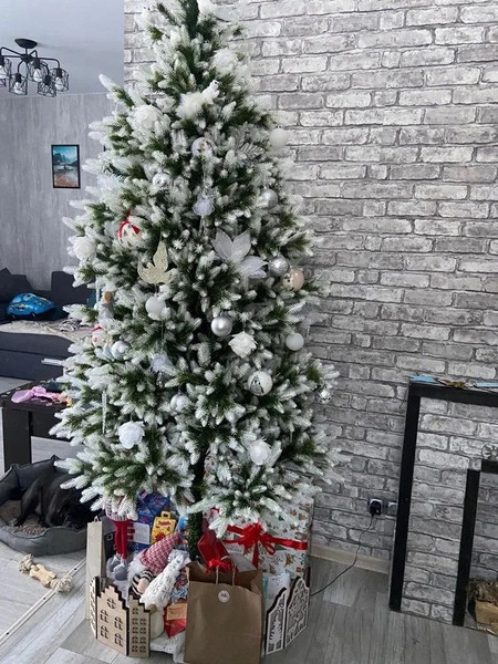 Изображение товара Ель искусственная National Tree Company Форест / ФОР/зл-бел-190 (190см)