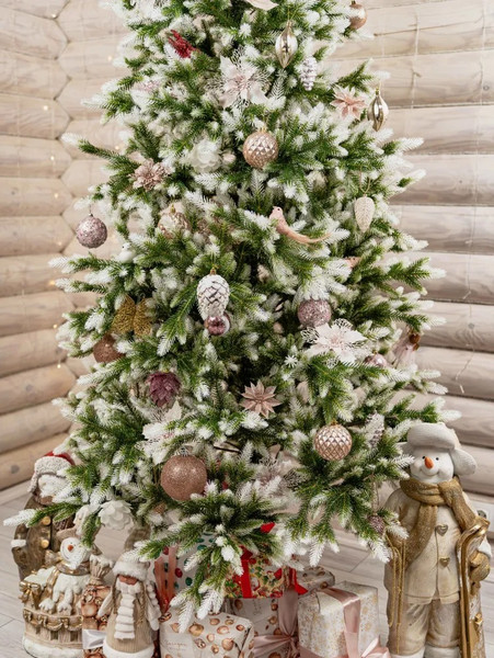Изображение товара Ель искусственная National Tree Company Форест / ФОР/зл-бел-190 (190см)