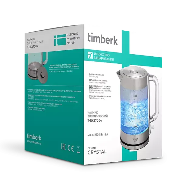 Изображение товара Электрочайник Timberk T-EK27G04