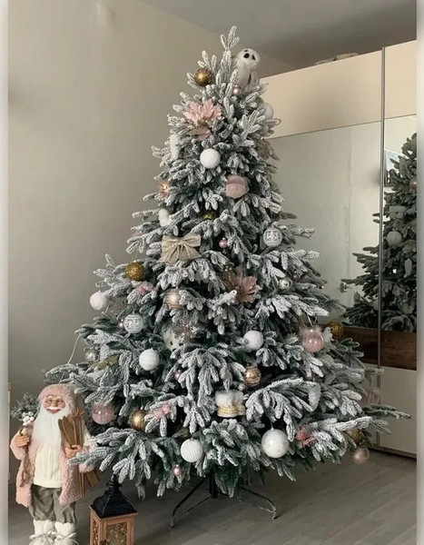 Изображение товара Ель искусственная National Tree Company Рождественская Премиум заснеженная / РД/ПР/ЗСН-210 (210см)