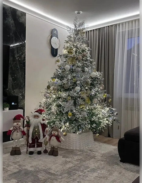 Изображение товара Ель искусственная National Tree Company Рождественская Премиум заснеженная / РД/ПР/ЗСН-210 (210см)