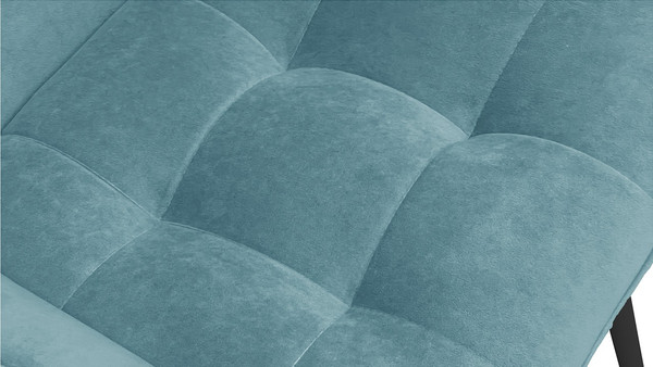 Изображение товара Стул ТриЯ Шато конус Т2 (черный муар/велюр бирюзовый)