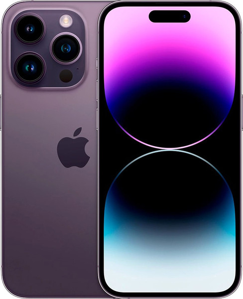 Изображение товара Смартфон восстановленный Apple iPhone 14 Pro 256GB Flip Грейд A (темно-фиолетовый)