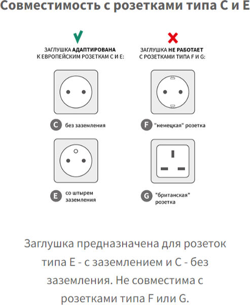Изображение товара Набор заглушек для розеток BabyOno Поворотная вилка 962/10 (10шт)