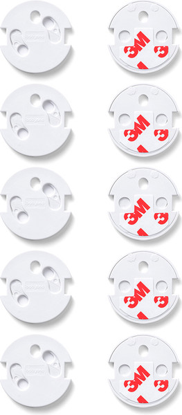 Изображение товара Набор заглушек для розеток BabyOno Поворотная вилка 962/10 (10шт)