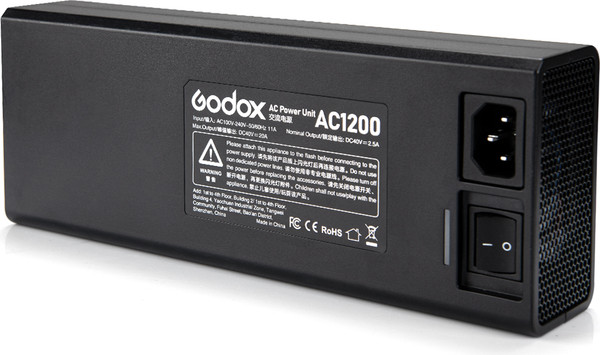 Изображение товара Сетевой адаптер для вспышки студийной Godox AC1200 для AD1200Pro / 27903