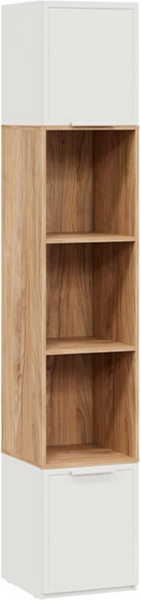 Изображение товара Шкаф ТриЯ Стелла Комбинированный Исп.2  (белый холст/белый жемчуг/яблоня беллуно)