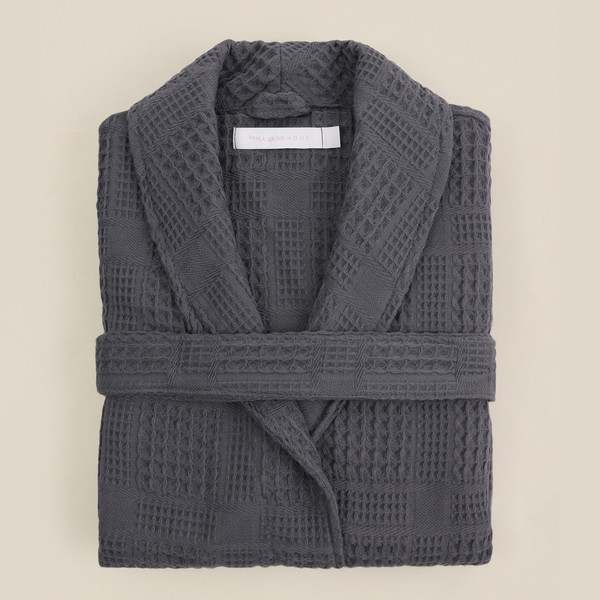 Изображение товара Халат Sima-Land Home Chess Гри Сандре L / 10091584