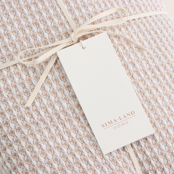 Изображение товара Плед Sima-Land Home Waffle 130x180 / 10398194 (бежевый)
