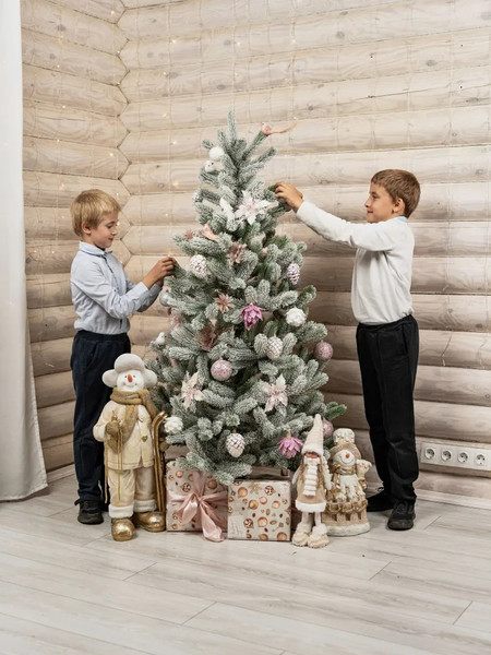 Изображение товара Ель искусственная National Tree Company Сказка заснеженная / СК/ЗСН-160 (160см)