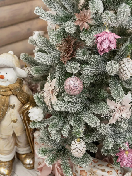 Изображение товара Ель искусственная National Tree Company Сказка заснеженная / СК/ЗСН-160 (160см)