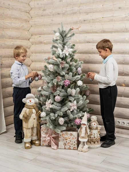 Изображение товара Ель искусственная National Tree Company Сказка заснеженная / СК/ЗСН-160 (160см)