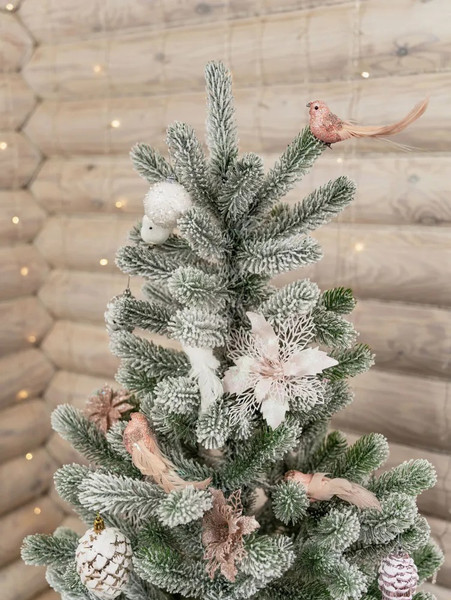 Изображение товара Ель искусственная National Tree Company Сказка заснеженная / СК/ЗСН-160 (160см)