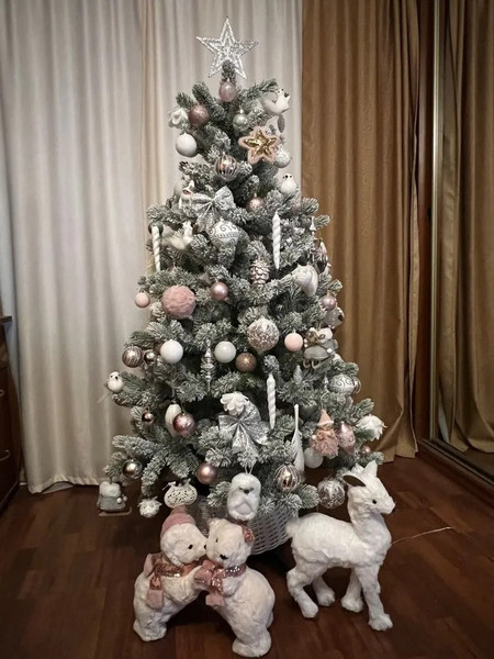 Изображение товара Ель искусственная National Tree Company Сказка заснеженная / СК/ЗСН-160 (160см)