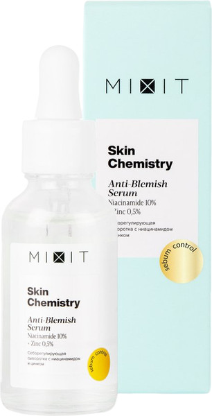 Изображение товара Набор косметики для лица MIXIT Гидрофильное масло+Сыворотка для лица себорегулирующая (150мл+30мл)