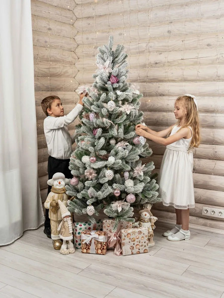 Изображение товара Ель искусственная National Tree Company Сказка заснеженная /СК/ЗСН-190 (190см)