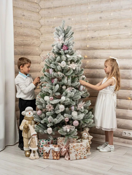 Изображение товара Ель искусственная National Tree Company Сказка заснеженная /СК/ЗСН-190 (190см)