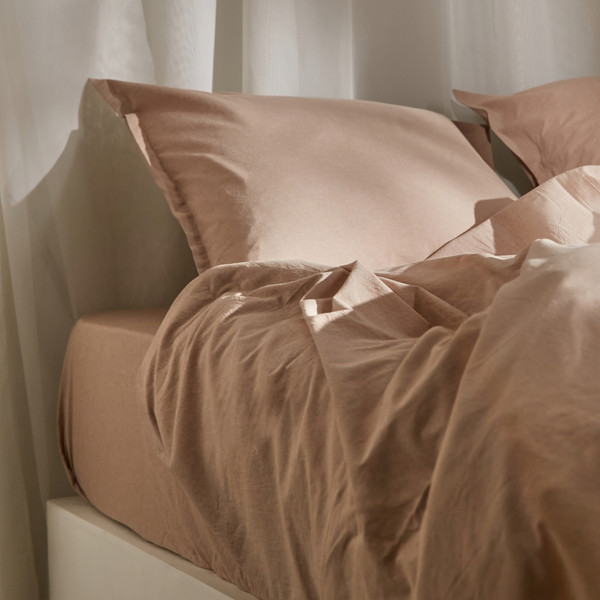 Изображение товара Простыня Sima-Land Home Деним 200x200 на резинке / 10245485 (бежевый)