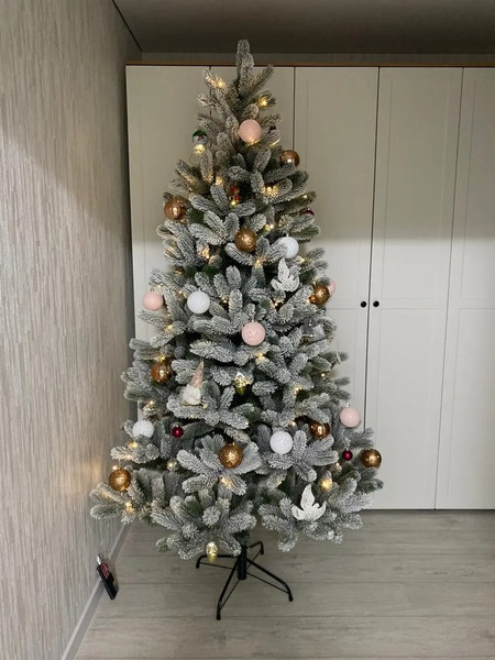 Изображение товара Ель искусственная National Tree Company Сказка заснеженная / СК/ЗСН-220 (220см)