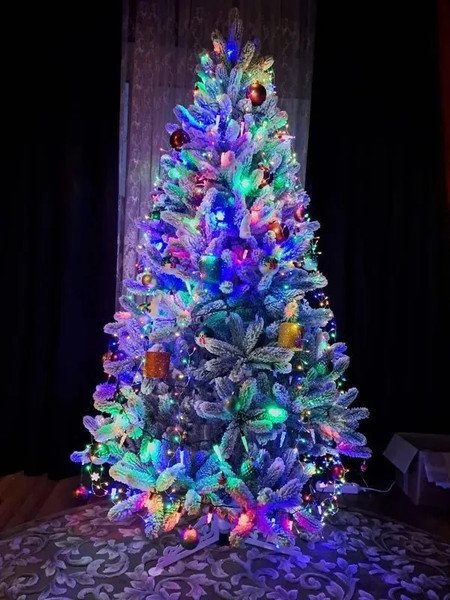 Изображение товара Ель искусственная National Tree Company Сказка заснеженная / СК/ЗСН-220 (220см)