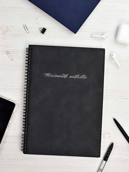 Изображение товара Записная книжка Escalada Нубук / 67697 (96л, черный)