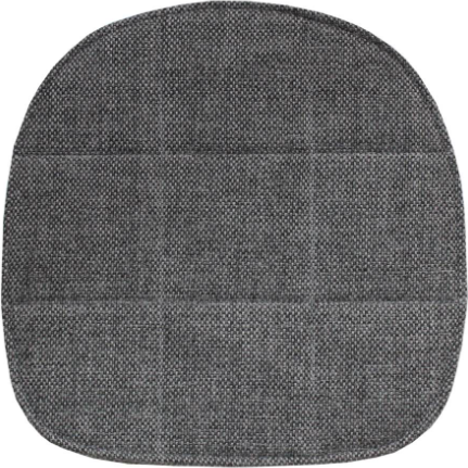 Изображение товара Комплект подушек на стул MATEX Elegant / 65-081 (серый меланж, 4шт)