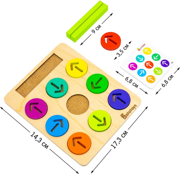 Изображение товара Развивающий игровой набор Alatoys Стрелочки / РН01