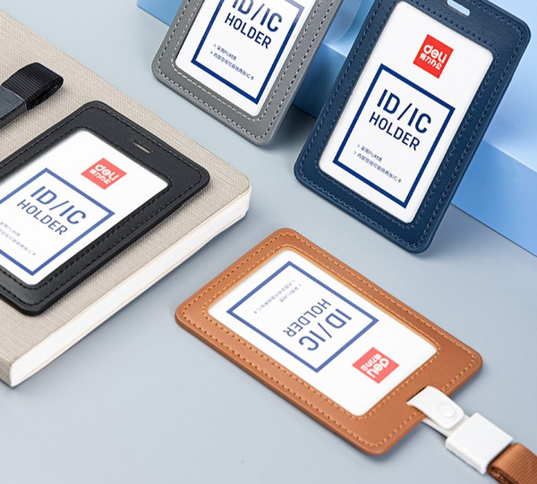 Изображение товара Бейдж Deli 64832 (коричневый)