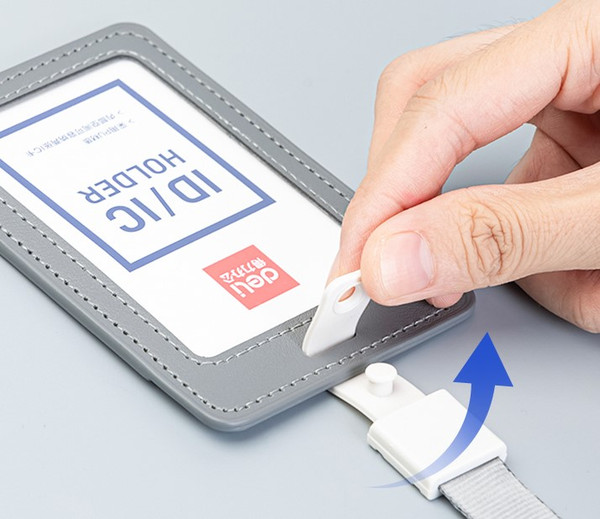 Изображение товара Бейдж Deli 64832 (серый)