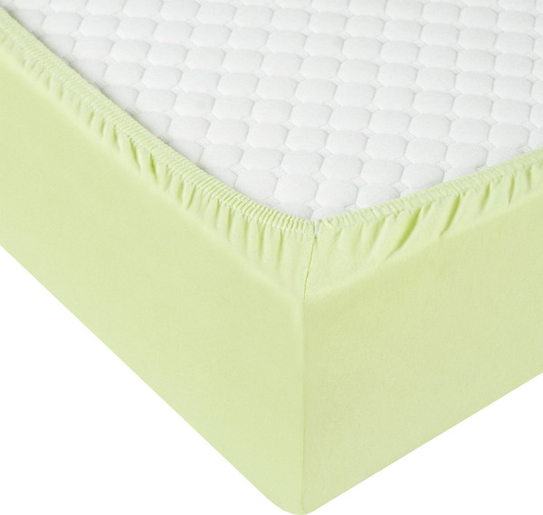 Изображение товара Простыня Milanika Салатовый 160x200x20 (трикотаж)