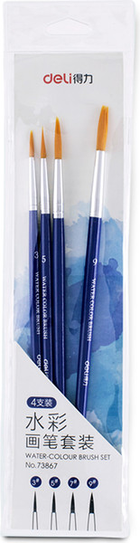 Изображение товара Набор кистей Deli 73867 (4шт)