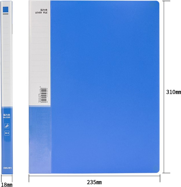 Изображение товара Папка для бумаг Deli 5301 (голубой)