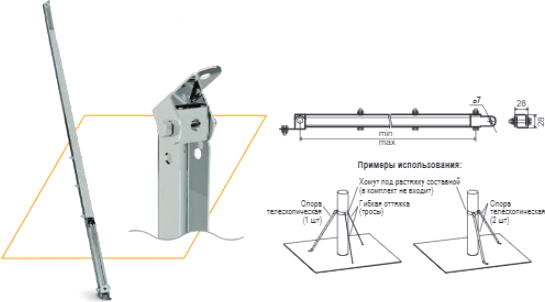 Изображение товара Опора напольная для дымохода Ferrum 430 / f6301