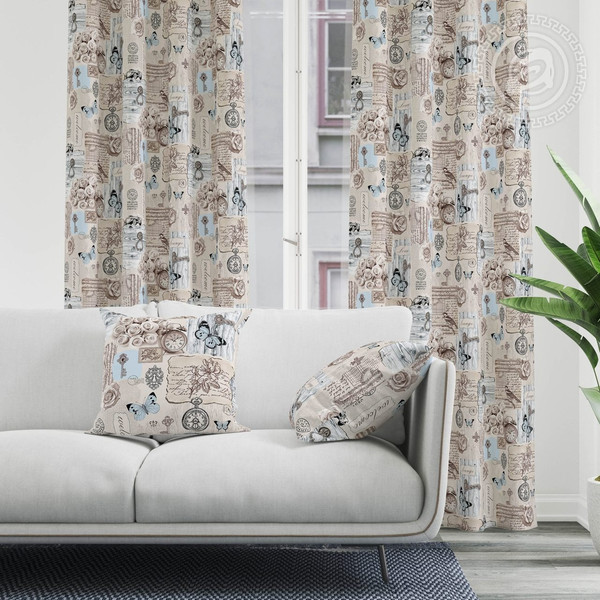 Изображение товара Штора АртПостель Либретто для гостиной с подхватом Ш.145.260