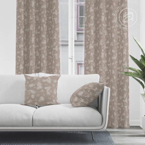 Изображение товара Штора АртПостель Шишкин лес для гостиной с подхватом Ш.145.260