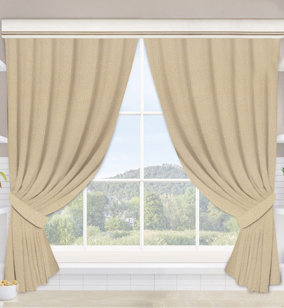 Изображение товара Комплект штор АртПостель Алевтина для кухни с подхватом Ш.120.180