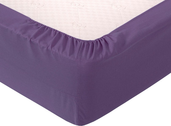 Изображение товара Простыня АртПостель Сливовый на резинке 986 (200x200)