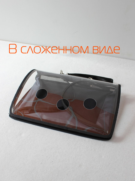 Изображение товара Автобокс для собак MATEX Crystal / 56-317 (серый/прозрачный)