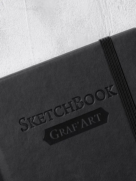 Изображение товара Скетчбук Малевичъ GrafArt Sketch / 401264 (80л, черный)
