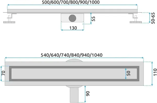 Изображение товара Трап для душа REA Neox Pro Matt / REA-G5809