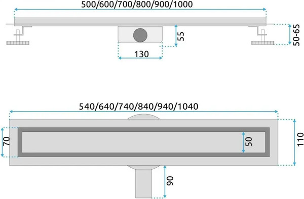 Изображение товара Трап для душа REA Neox Pro Matt / REA-G5811