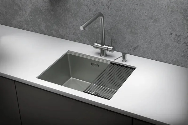 Изображение товара Мойка кухонная GRANULA KS-6045U (сталь матовый)