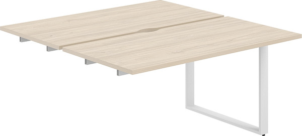 Изображение товара Комплект столов модульных Norden 240x143.8x75 / AG.124.AR.V.72.WH (белый/акация равелло)